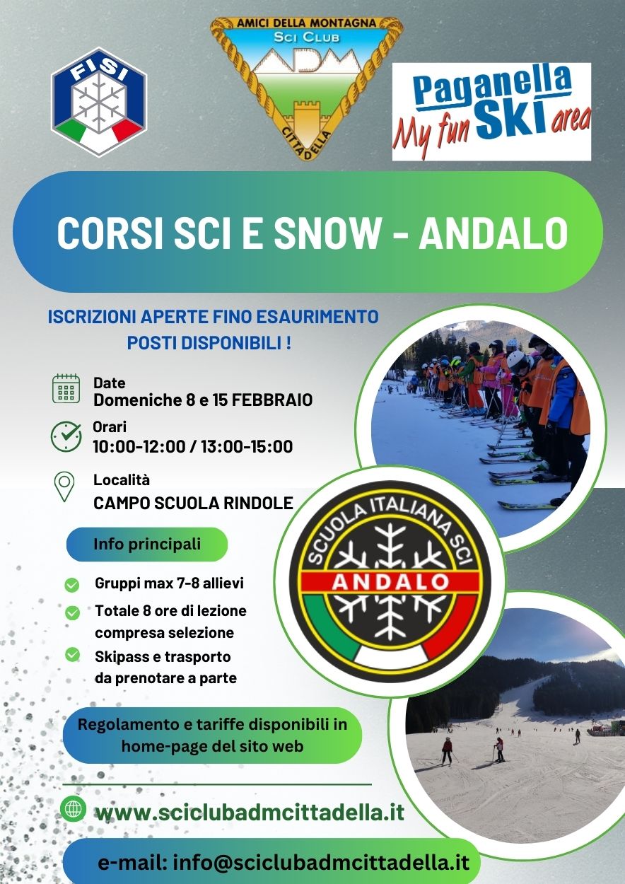 CORSI ANDALO FEB 2026